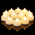 Amagic - Pack of 50 LED Flameless Candles Battery Operated Fake Electric Candles for Votive Candles Halloween Christmas Home Decor Wedding Table Decoration
