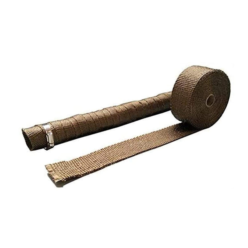 Fireproof Flue Wrap Anti Scalding Stovepipe Ribbon for Wood Stoves with 2 Clamps