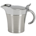Yopay Stainless Steel Gravy Boat, 16 ounce Gravy Sauce Double Insulated Insulated Jug Sauce Jug for Serving Gravy, Custard, Cream, Sauce