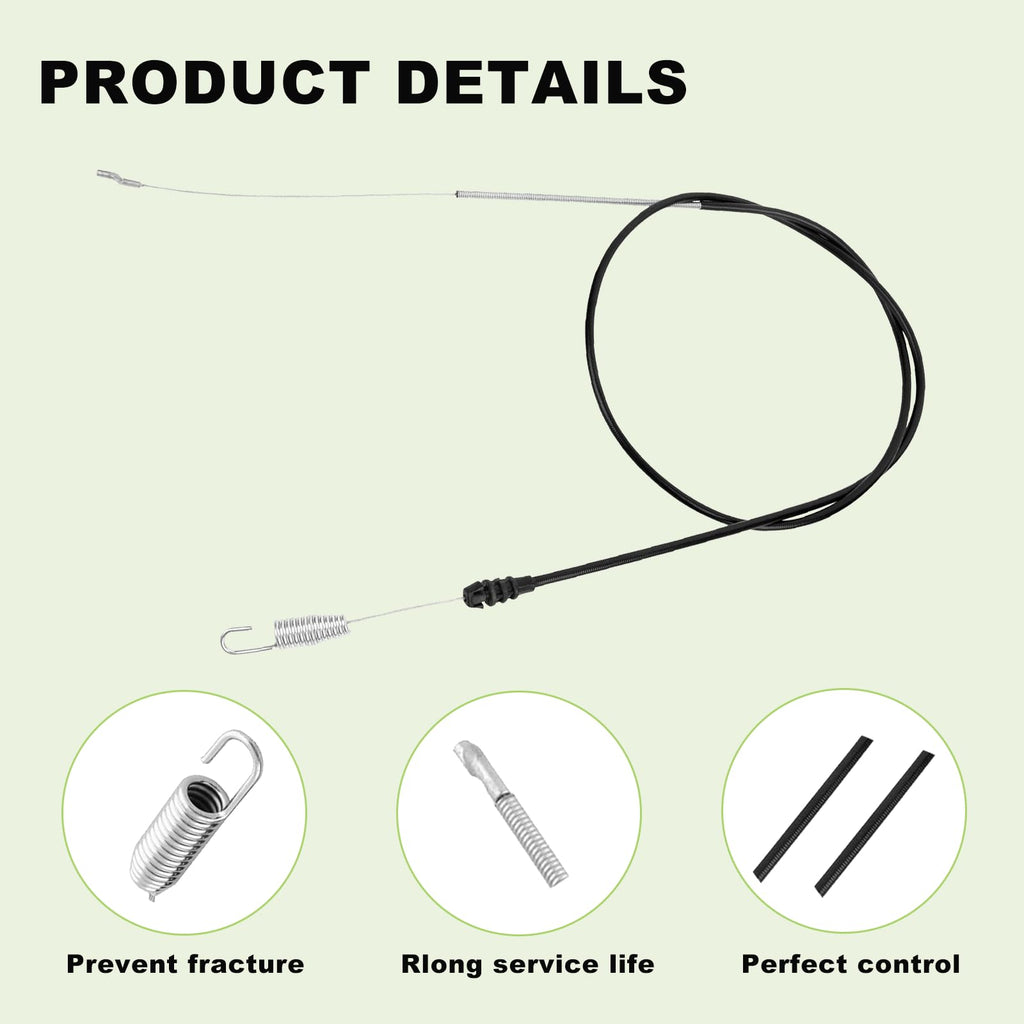 105-1845 Traction Control Cable Compatible with 22" Toro Recycler Model,Replaces for Front Wheel Drive Lawnmower (1)