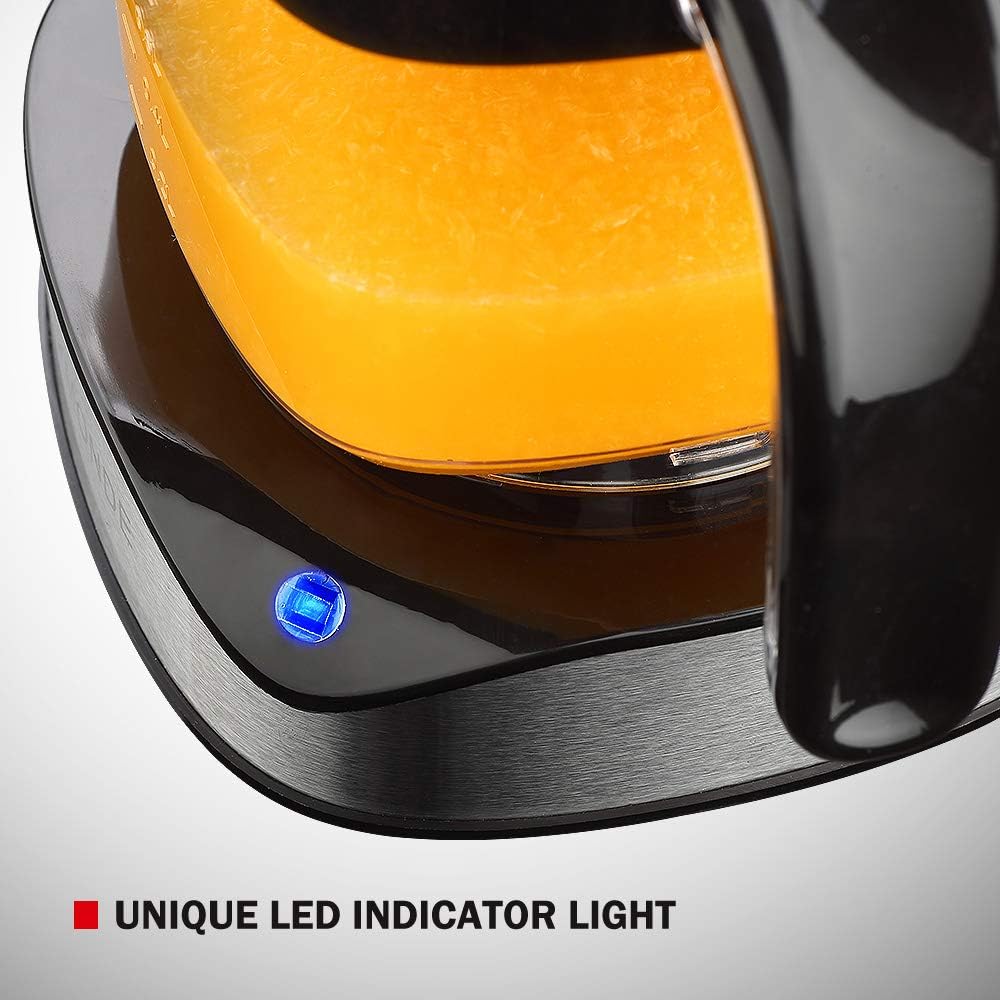 LUUKMONDE Electric Citrus Juicer 1.2L Large Volume, Orange Juicer with Powerful Motor and LED Working Lamp, Electric Lemon Squeezer for Orange Lemon Lime Grapefruit