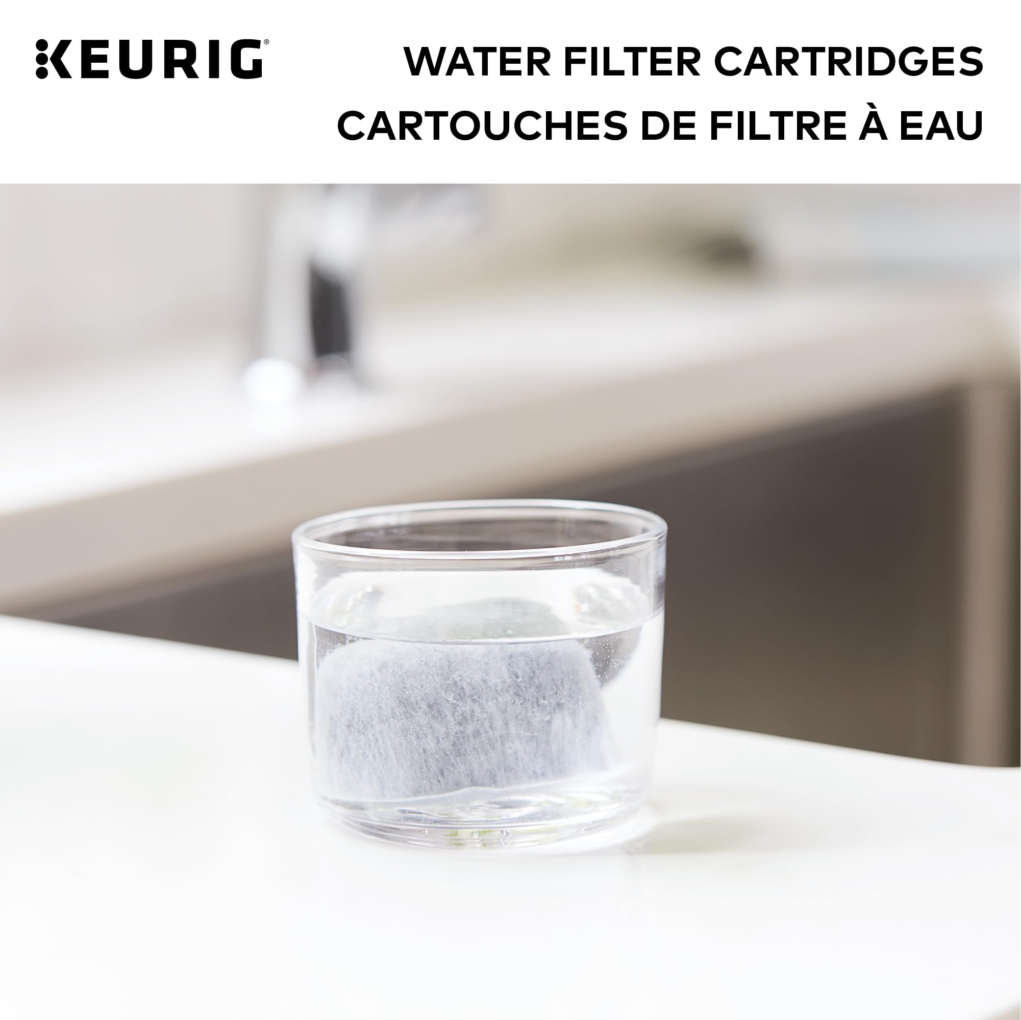Keurig Water Filter Refill Cartridges, Replacement Water Filter Cartridges, 2 Count