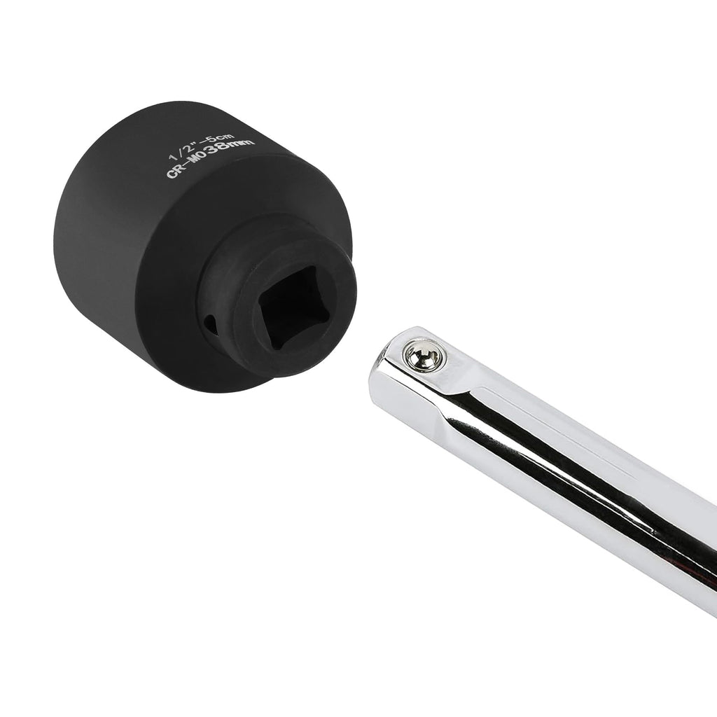 1-1/2 Inch Water Heater Element Socket Wrench, 6-Point Design with 1/2-Inch Drive, Ideal for Removing & Replacing All Residential Screw-in Water Heater Elements, Compatible with Camco, GE and More