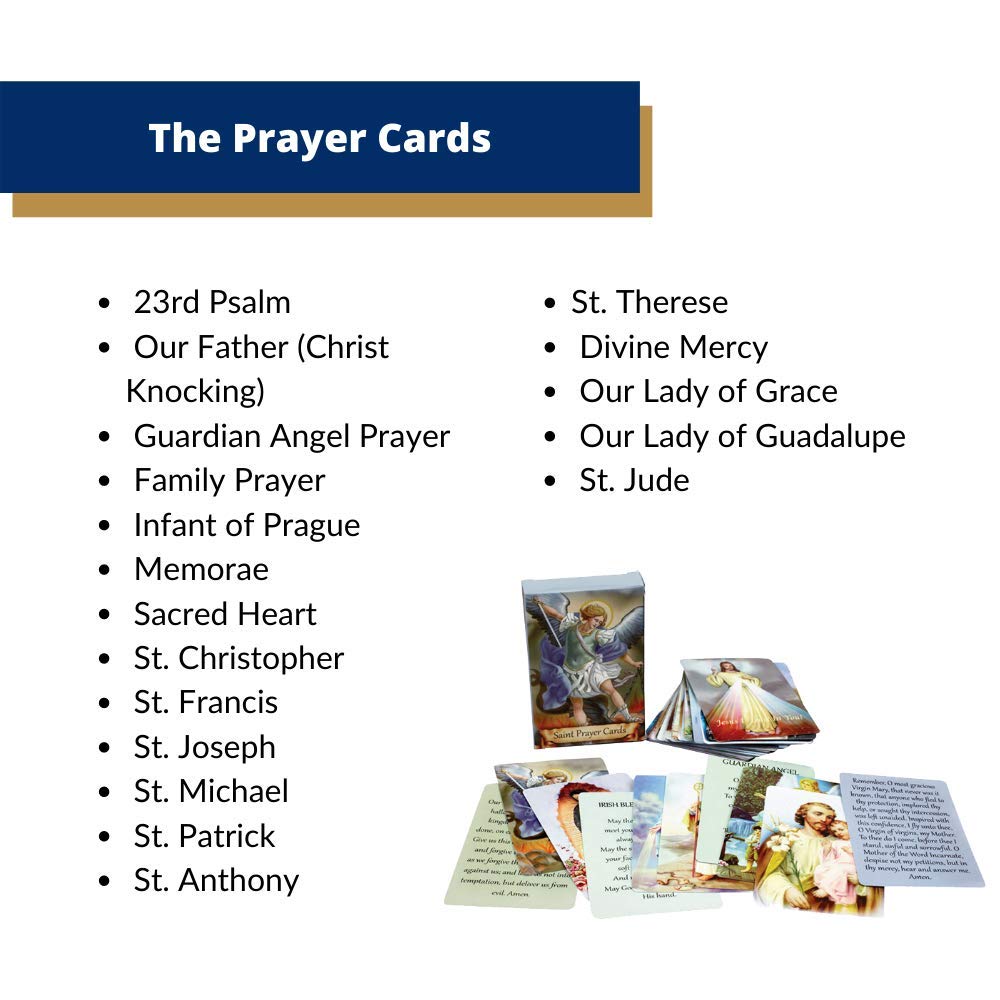 54 Holy Cards Catholic Devotional Prayer Saint Michael St Christopher Jesus