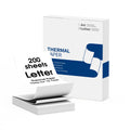 PhoFuta Thermal Paper 8.5 x 11 Size for Portable Printer Compatible With Hprt, Phomemo, Itari M08F MT800, Brother Pocket PJ762/PJ763MFi - Letter Folded Paper 200 Sheets