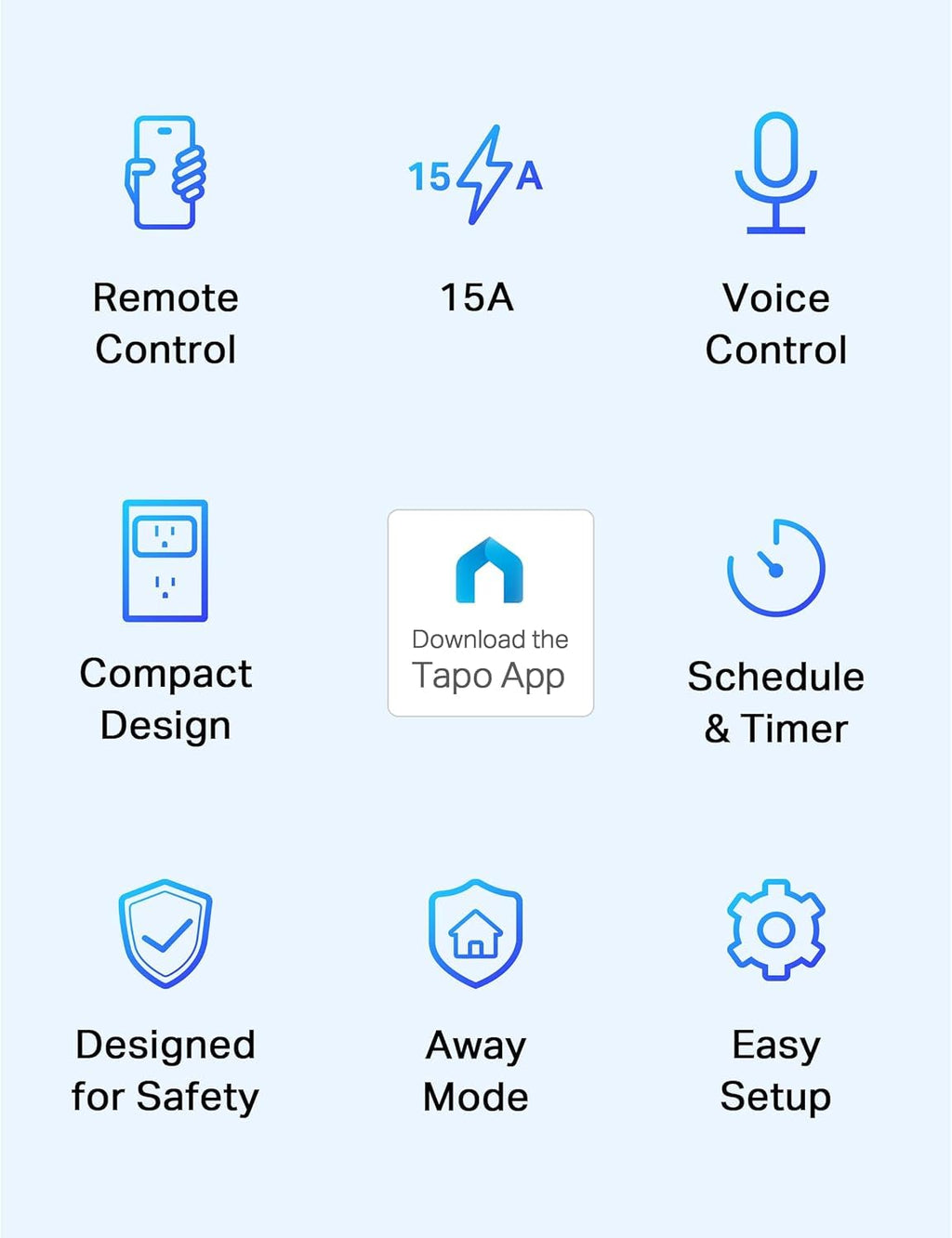 TP-Link Tapo Smart Plug Mini 15A, Smart Home Wi-Fi Plug, Super Easy Setup, Compatible with Alexa & Google Home, No Hub Required, UL Certified, 2.4G WiFi Only, White, Tapo P105(2-Pack)