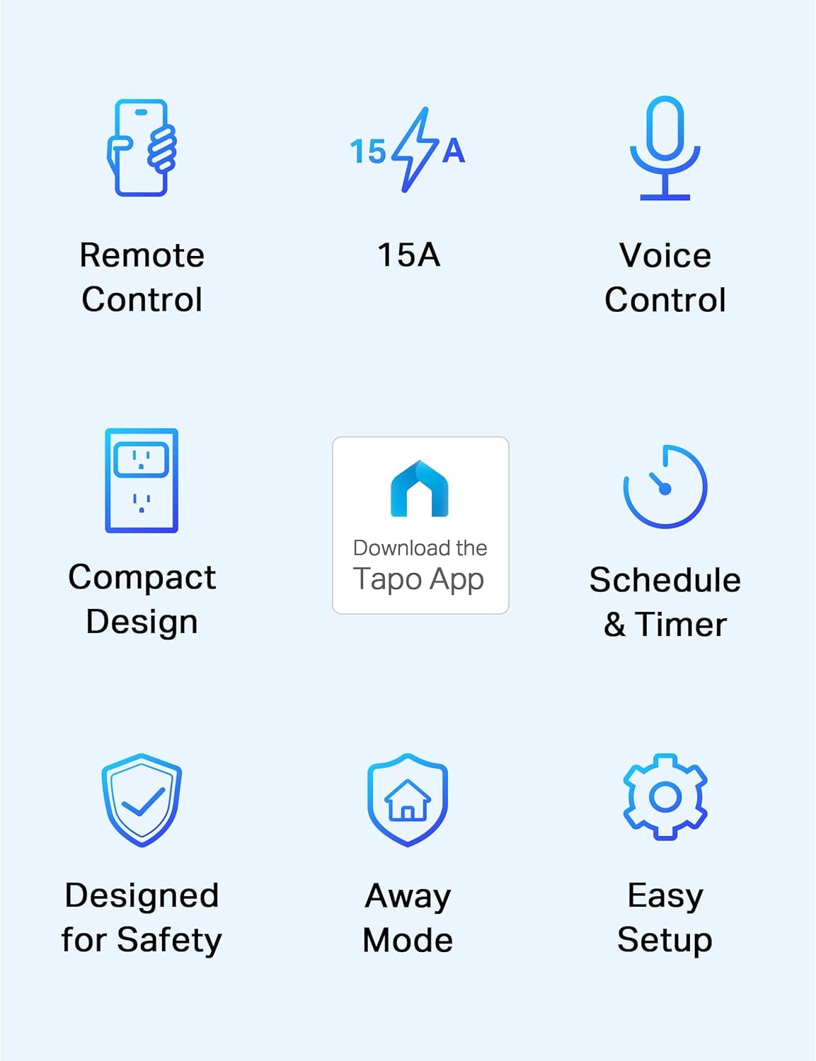 TP-Link Tapo Smart Plug Mini 15A, Smart Home Wi-Fi Plug, Super Easy Setup, Compatible with Alexa & Google Home, No Hub Required, UL Certified, 2.4G WiFi Only, White, Tapo P105(2-Pack)