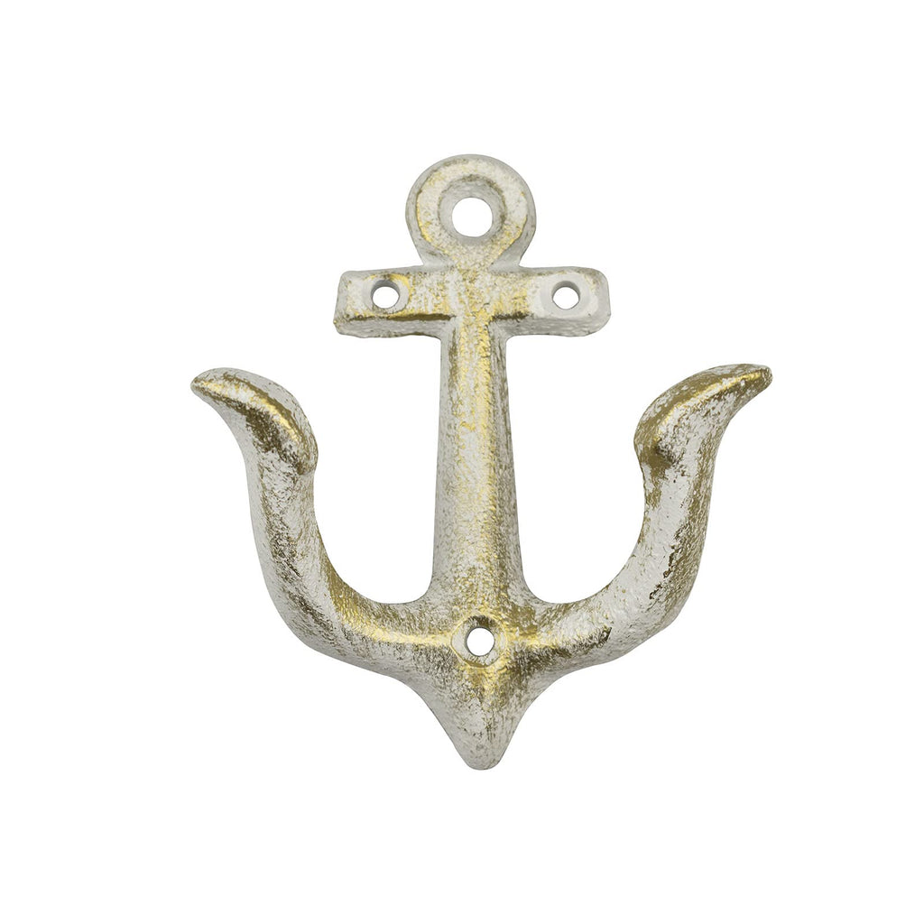 Nautical Rope Toilet Paper Holder Coastal Towel Holder with Metal Hook for Bathroom Decor (White)