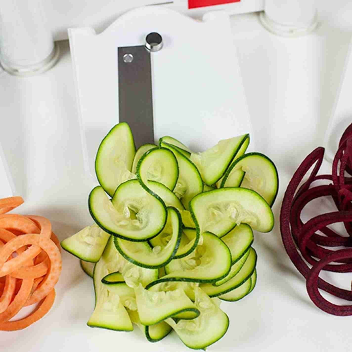Veggetti Pro Table-Top Spiralizer, Quickly Spiral Slice Vegetables into Healthy Veggie Pasta