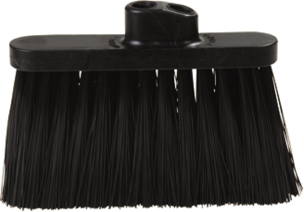 Sparta 3685403 Flo-Pac Duo Sweep Stiff Filament Light Industrial Broom Head, Polypropylene Bristles, 11" Trim x 11" Width Bristle, 7" Overall Length, Black