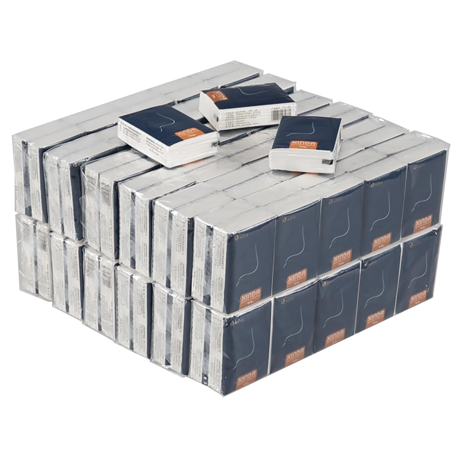 Udotry 120-Pack Pocket Packs Tissues, Soft Facial Tissues 4-Ply