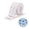 NIIMBOT M2/M3 Thermal Transfer Labels 1.57''×0.79'', 345 Tapes/Roll, for M2/M3 Label Maker, Long Storage Time, for Small Businesses, Cosmetics, Vitamins Labeling, Hologram