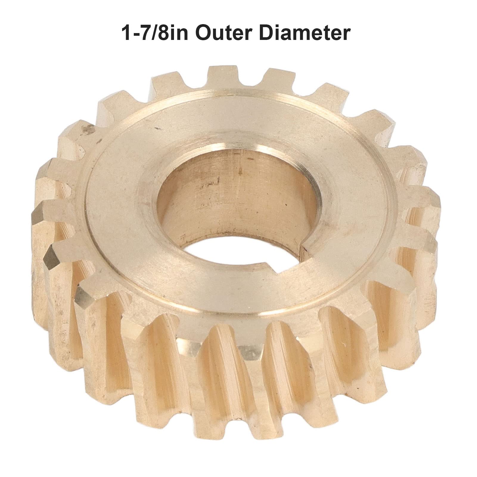 1-7/8" Brass Worm Gear, Auger Shaft Gear for MTD Snowblowers 917‑04861,717‑0528A, 917‑0528A, 717‑04449