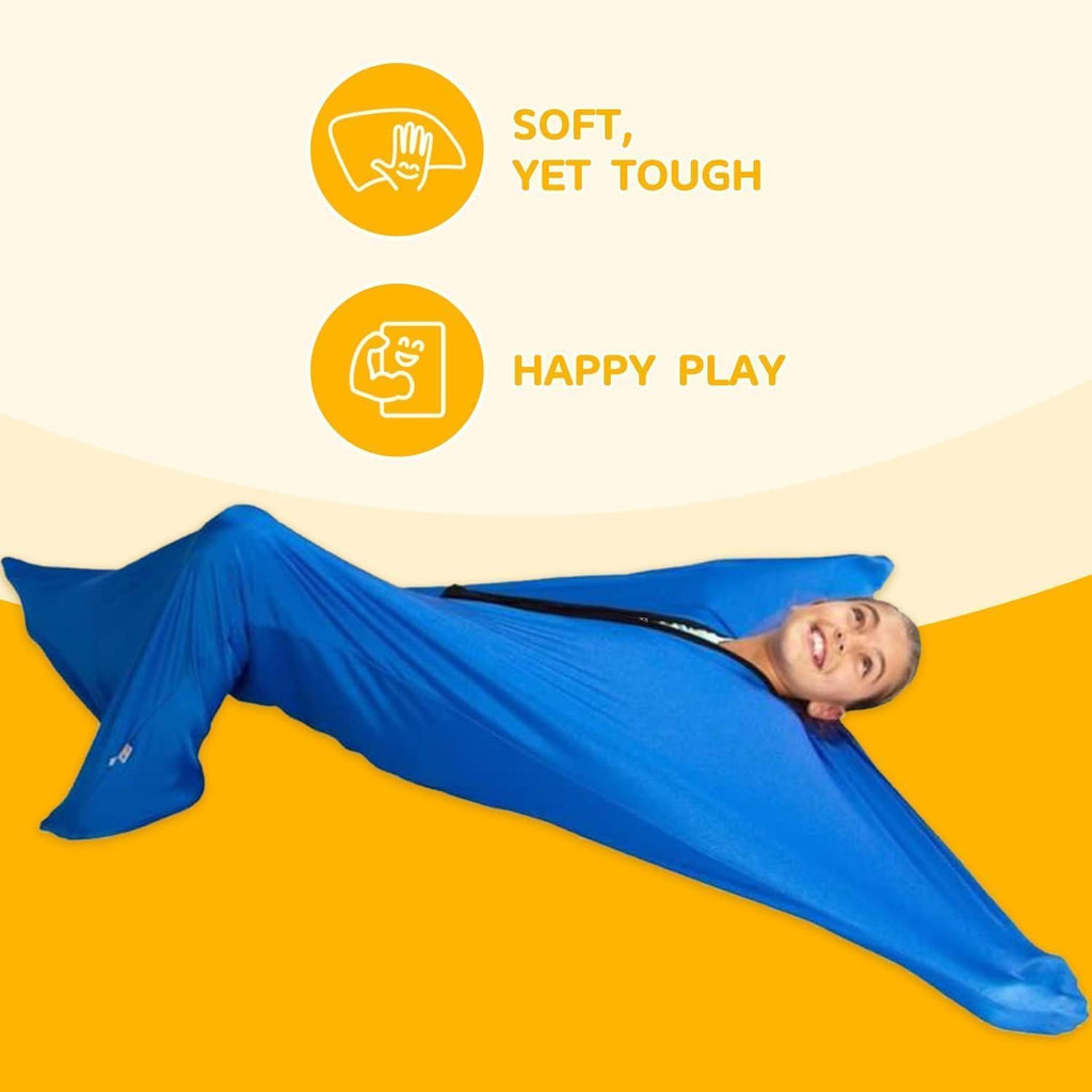 Sensory Body Socks for Autism,Helps Kids with ASD,Sensory Den Fidget Anxiety & Spatial Awareness Aids,to Relieve Stress,Self-Claming,Relaxing (Height 44-54 in)