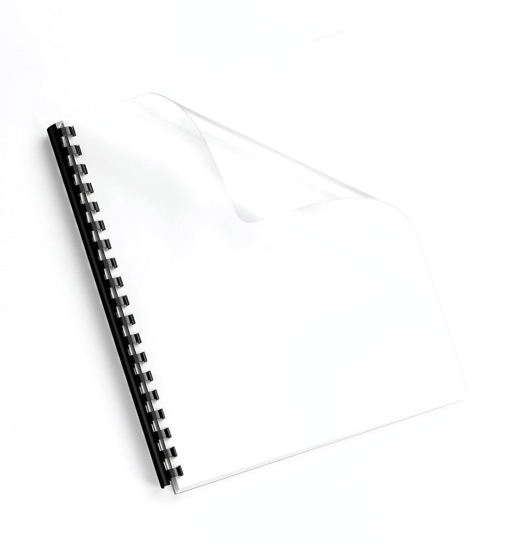 Fellowes Crystals Transparent PVC Binding Cover, Letter, 100 Pack