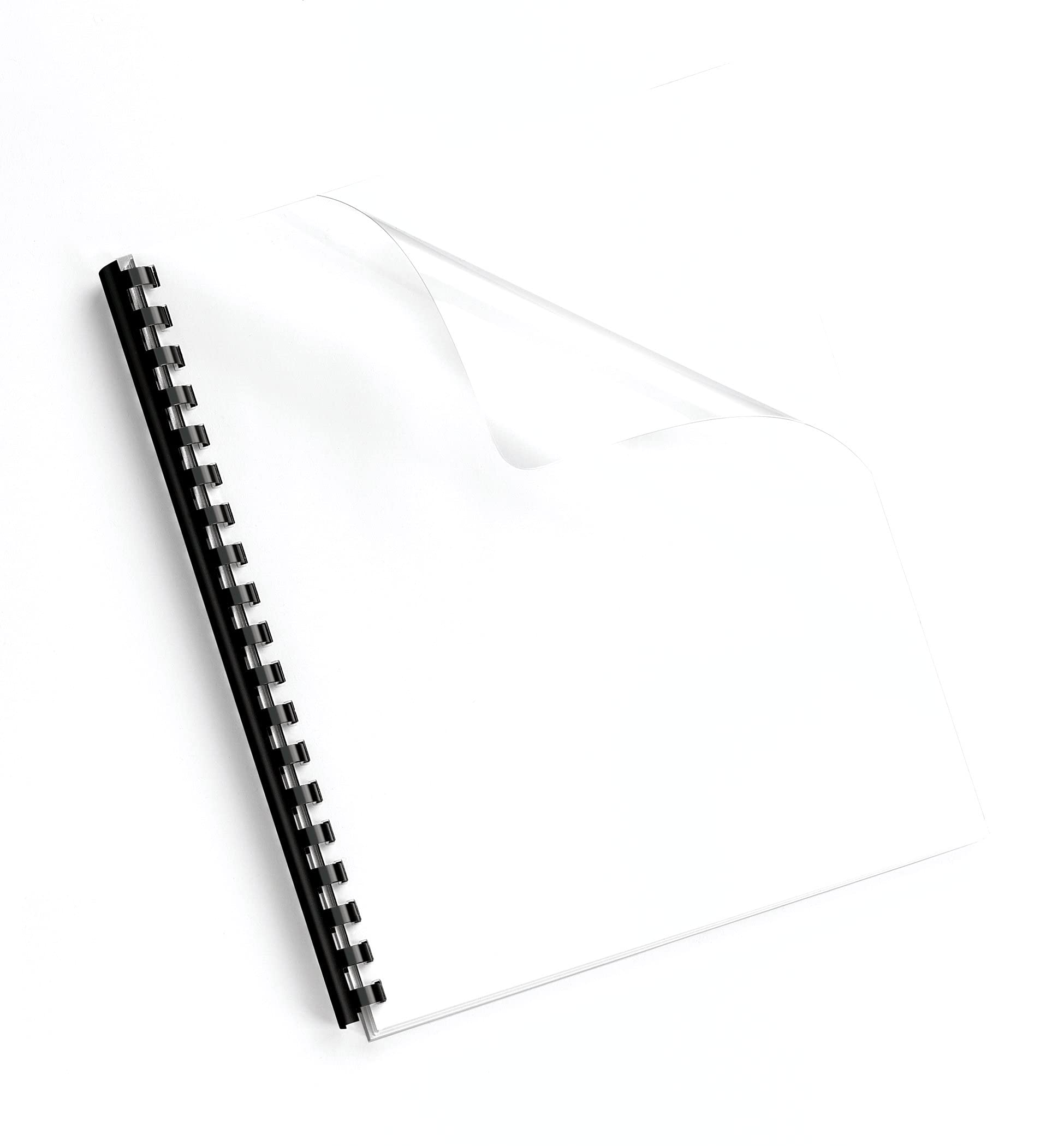 Fellowes Crystals Transparent PVC Binding Cover, Letter, 100 Pack