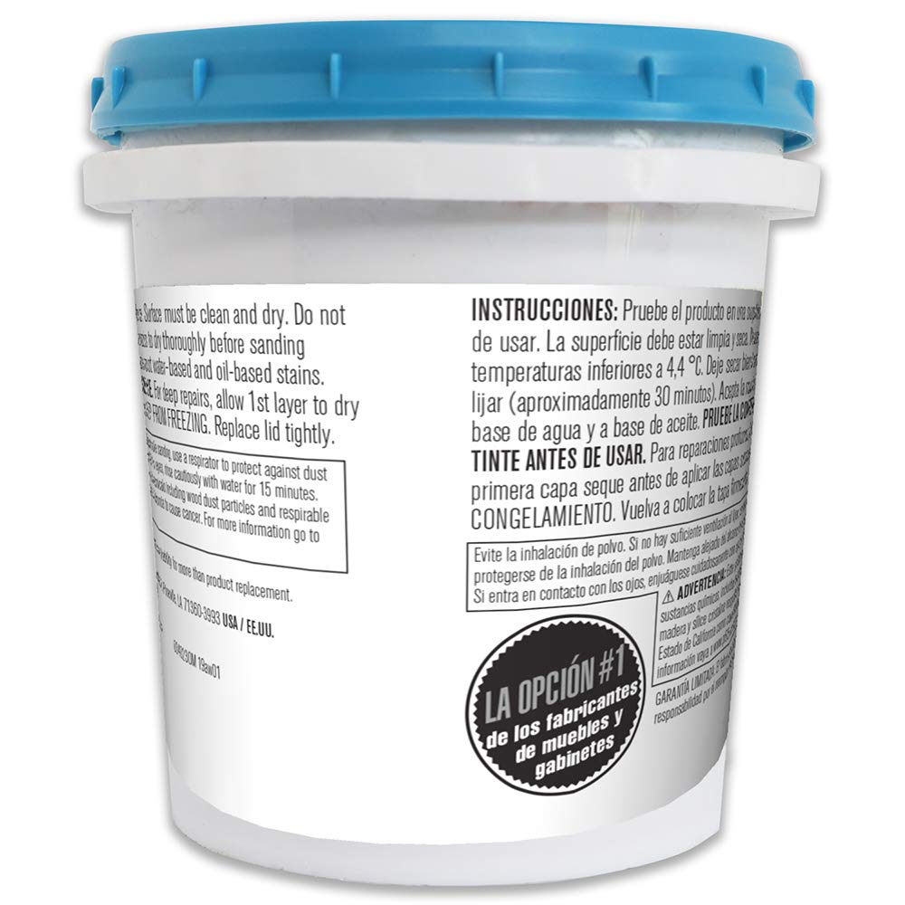 FamoWood 40022126 Latex Wood Filler - Pint, Natural