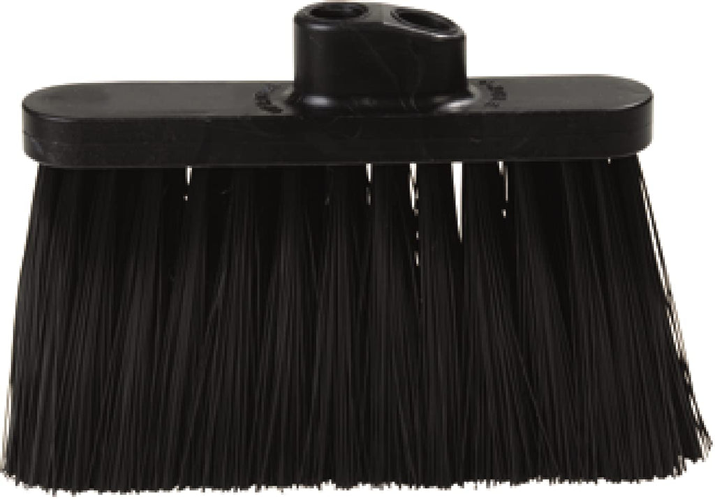 Sparta 3685403 Flo-Pac Duo Sweep Stiff Filament Light Industrial Broom Head, Polypropylene Bristles, 11" Trim x 11" Width Bristle, 7" Overall Length, Black