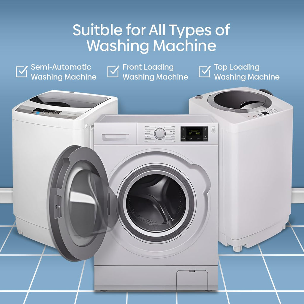 Technovate Washing Machine Cleaner Tablets 24 Pack Deep Drum Cleaning and Descaler for Front and Top Load Washers HE Safe, Septic & Eco-Friendly Deodorizer