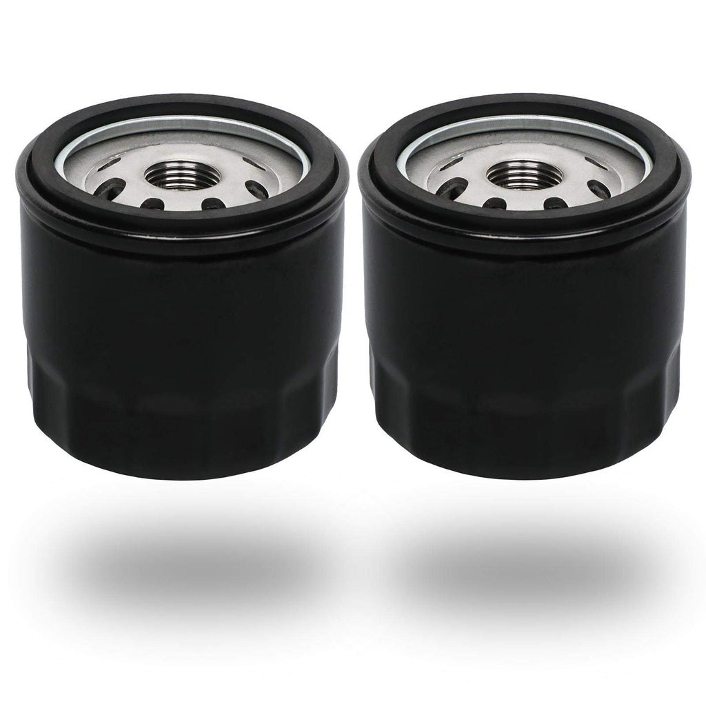 HOODELL 2 Pack 12 050 01-S Oil Filter for Kohler Engine Lawn Mower, Troy Bilt Bronco 12 050 01, Professional 1205001-S 12 050 01-S1 Oil Filter
