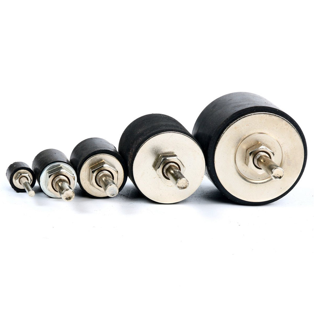 8MILELAKE 25 Pc Sanding Round Drum Set for Woodworking Drill Press Sander Sleeves Tool