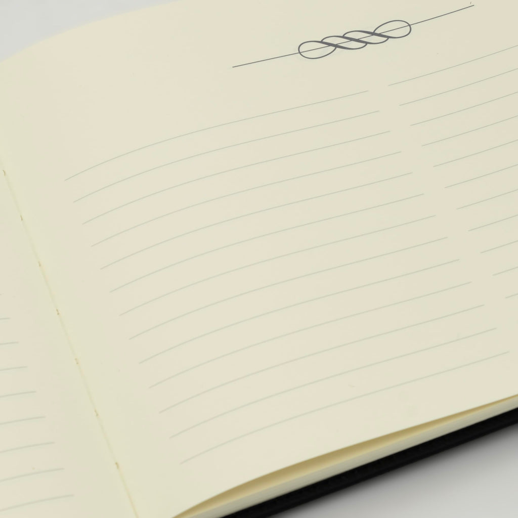 Winnable Guest & Visitor Book, 7 x 10 Inches, 100 Pages, Quill Emblem, Black