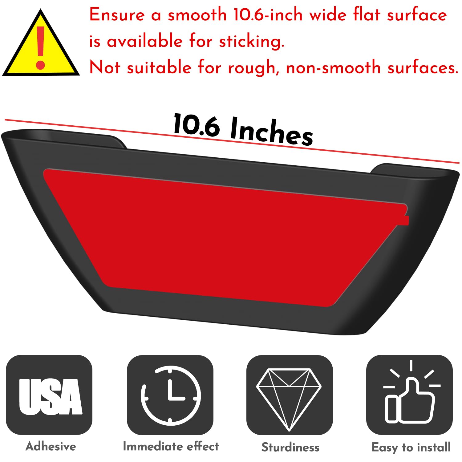 Universal Pot Lid Organizer for Cabinet - Upgraded Patented Niceyos 6 Pack Pan Lids Organizers Inside Door Wall Mount Pots Top Storage Rack Holder Kitchen, Fits 6" to 13" (Black)