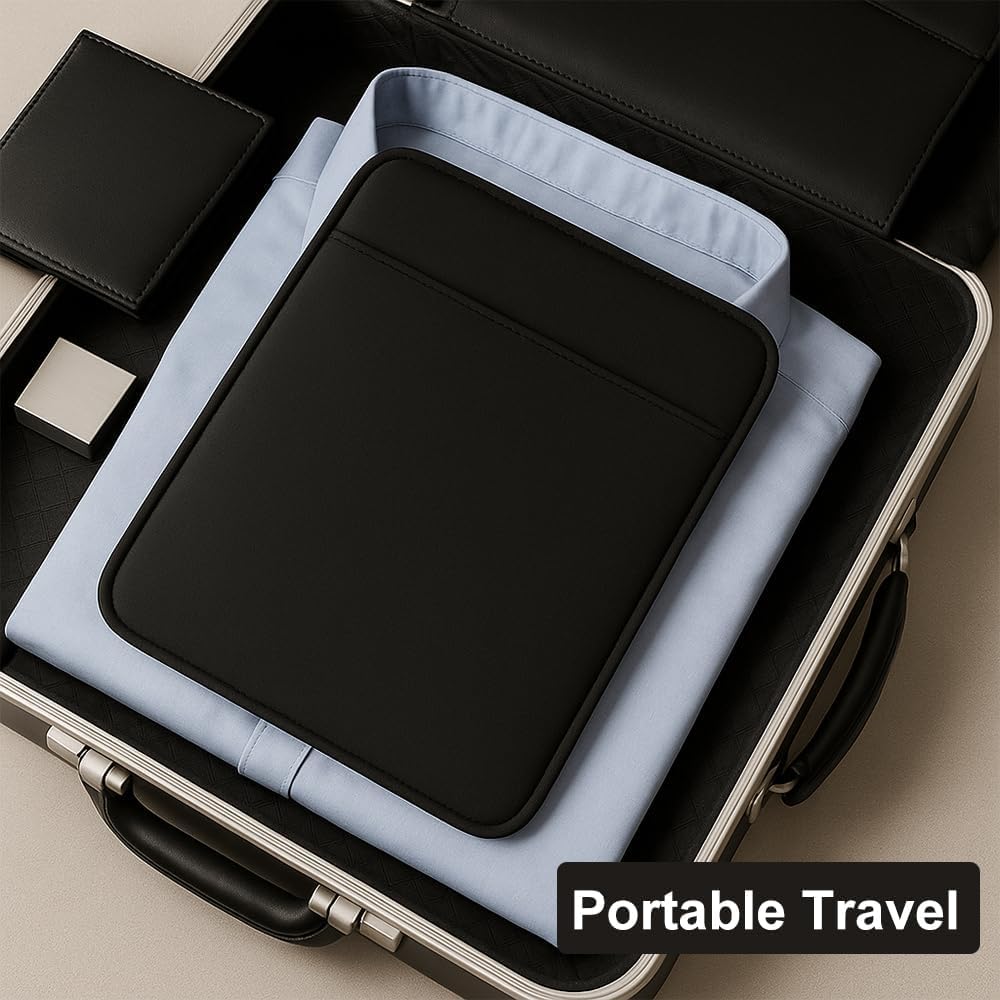 15 Inch Laptop Sleeve Case for MacBook Air 15.3 inches M5-M2 Chip (2026-2023) A3448 A3241 A3114 A2941 Soft Memory Foam Portable Carrying Travel Velure Lining Accessories (Black)