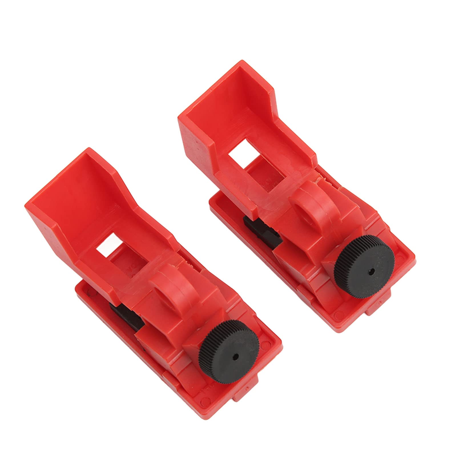 10PCS Circuit Breaker Lockout Device Clamp On Power Switch Lock Engineering Plastic Single Pole Breaker Lock Out Device for Less 16.5mm Handle
