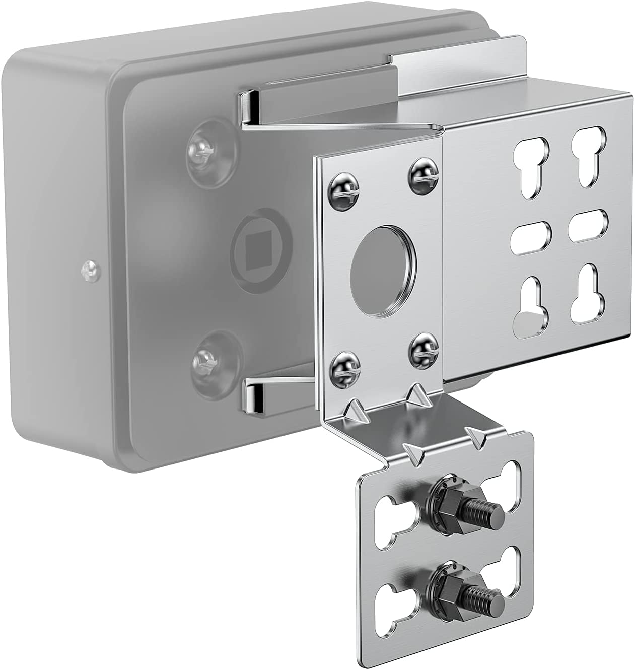 Onlyfire 6902 Universal Barbecue Grill Stainless Steel Rotisserie Motor Bracket Set