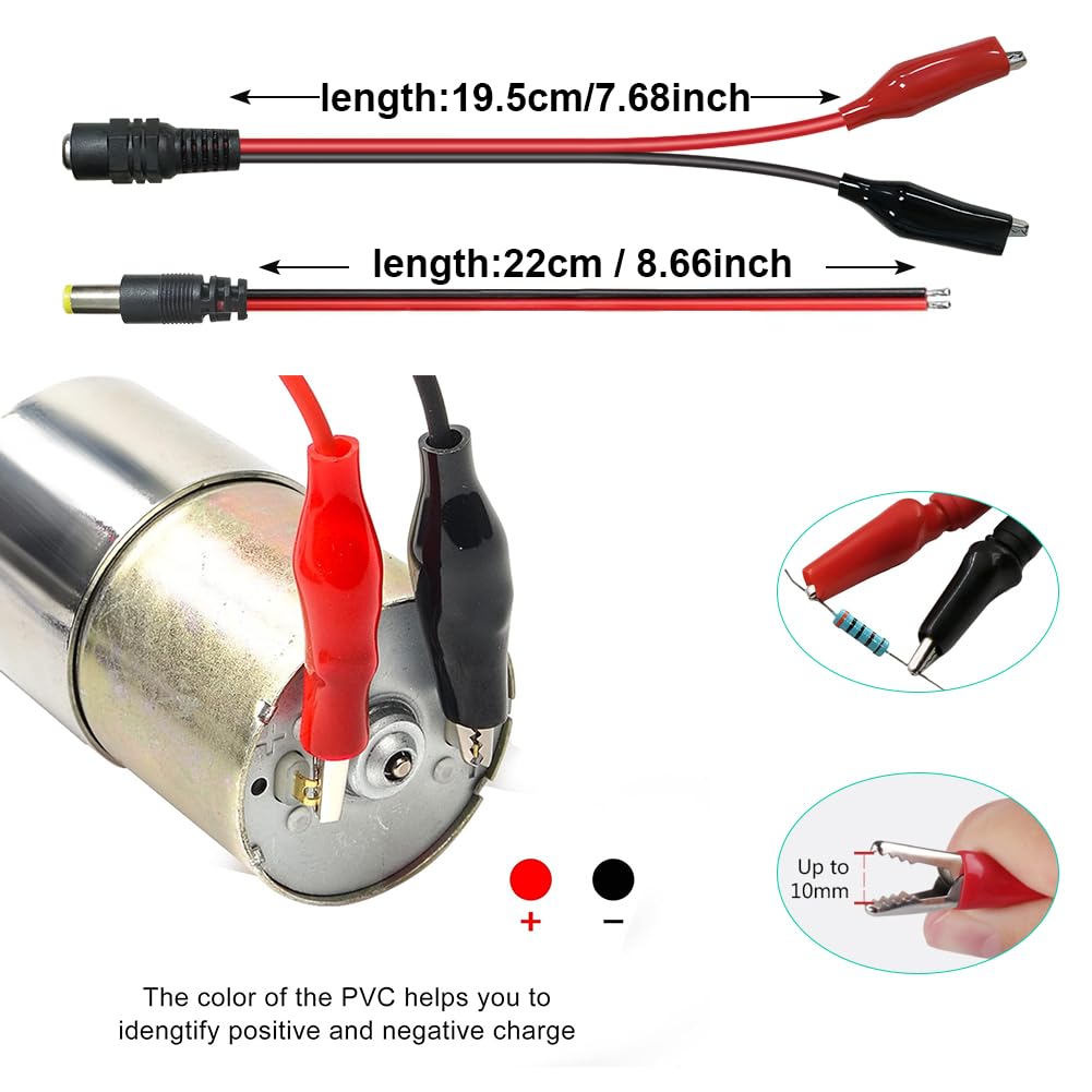 3V~24V 3A 72W Universal Power Supply 3V 5V 6V 9V 12V 15V 18V 20V 24V Adjustable Variable Switching AC/DC Adapter, 100V-240V AC to DC Converter with 14 Tips & Polarity Converter & Test Lead, 3 Prong