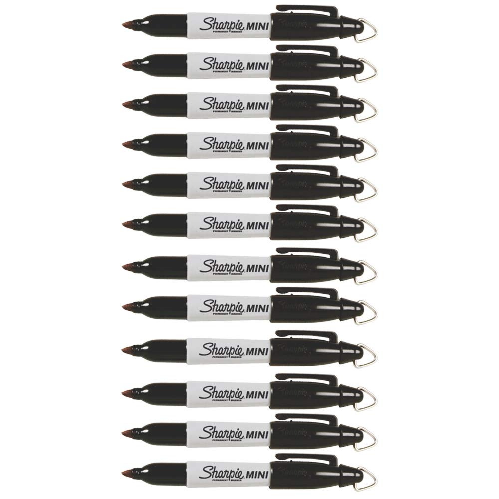 Sharpie Mini Permanent Marker (Black, 12-Count)