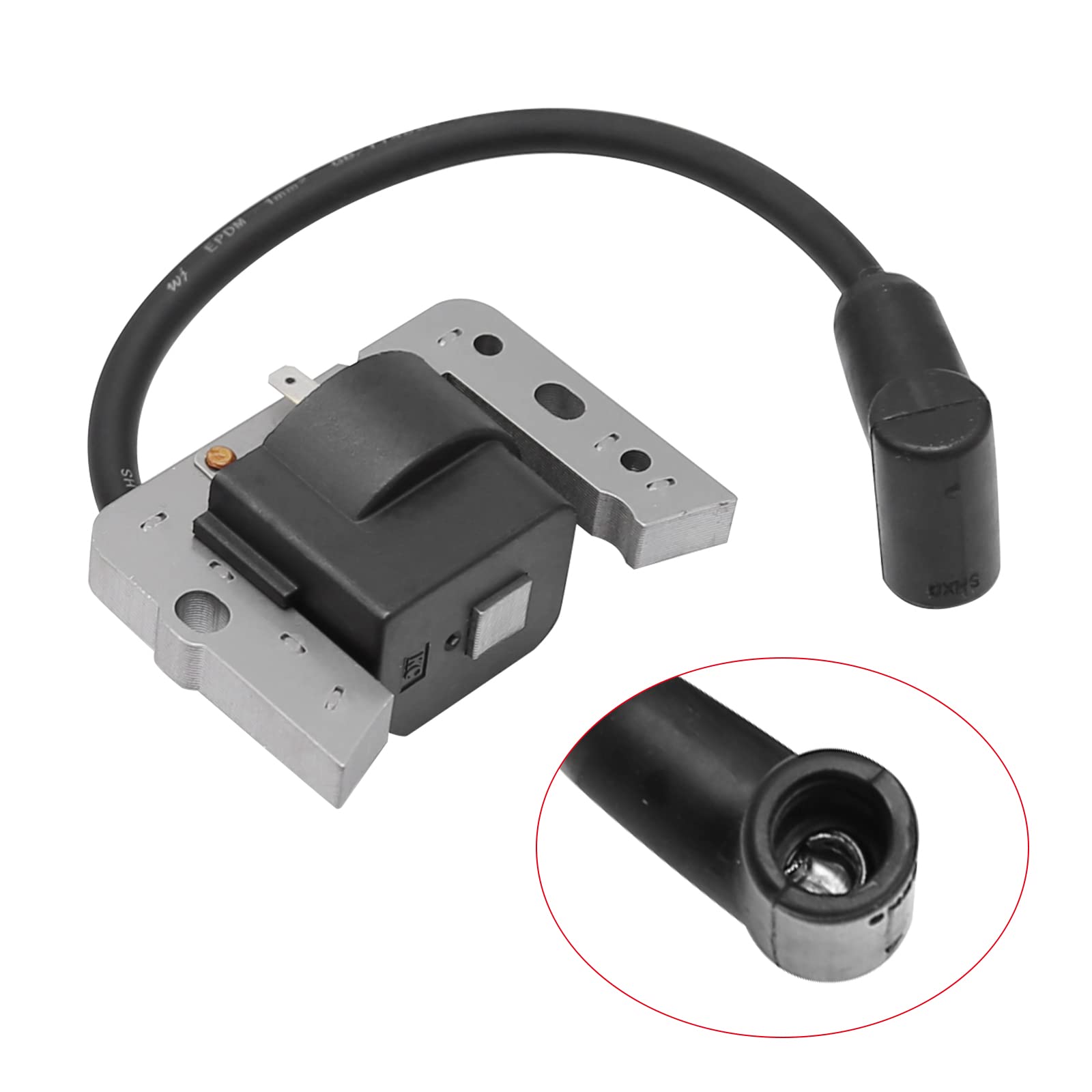 Ignition Coil Spark Plug Kit Replacement for Tecumseh AV520 LH195 OH195 TH139 TV085 TVM140 TVXL840 VLV126 LEV100 LEV115 LEV120 LV148A LV195EA OVRM105 OVRM120 Engine