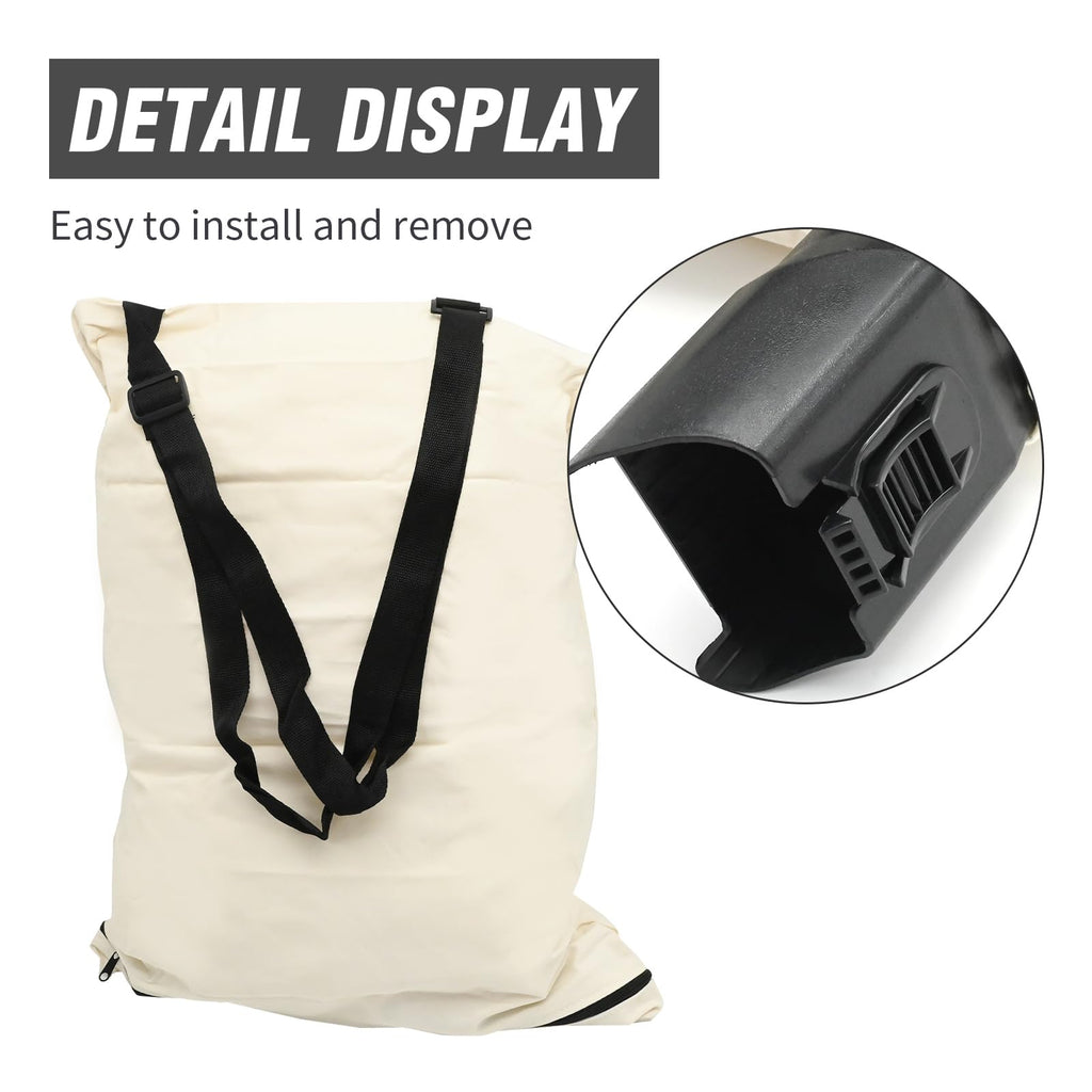 UOIENRT 127-7040 Blower Debris Vacuum Bag, Replacement for Toro Leaf Blower Vac Bag 108-8994 127-7040 137-2336, Replaces 127-7040