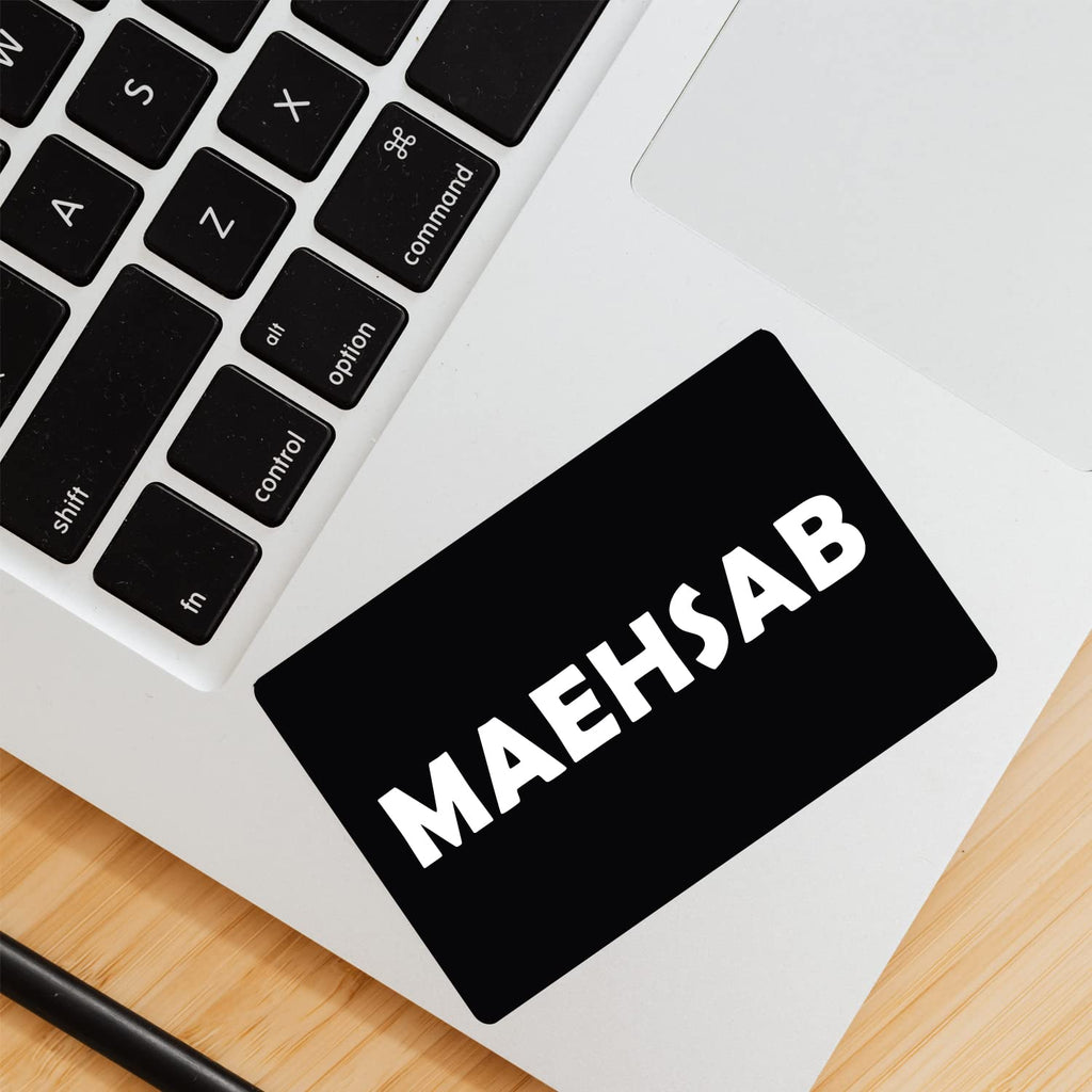 100 Pcs Blank Metal Business Cards, MaehSab 0.2mm Aluminum Laser Engraved Black Name Card, Metallic Office Name Cards DIY Gift, VIP Cards DIY (86 x 54 mm)