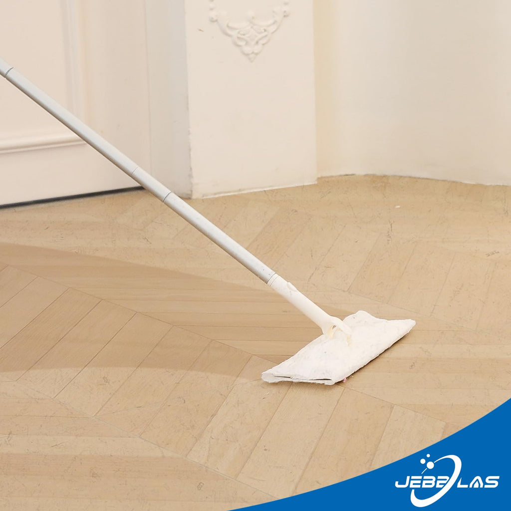 JEBBLAS Disposable Mop Cloth Dry Sweeping Pad for Floor Mop Sweeping Cloths Multi Surface Refills, Pack of 120 Refills