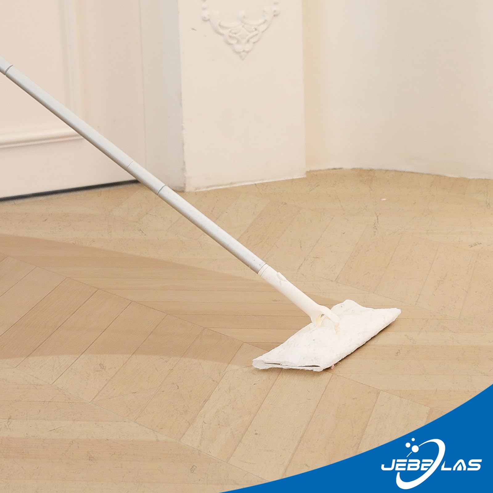JEBBLAS Disposable Mop Cloth Dry Sweeping Pad for Floor Mop Sweeping Cloths Multi Surface Refills, Pack of 120 Refills