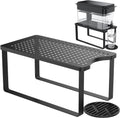 Water Filter Dispenser Stand with Drip Tray - 7.7''W x 14.6''D x 6.7''H, Metal Stand Designed for Brita Water Filter, Compatible with ZeroWater, PUR, Waterdrop etc