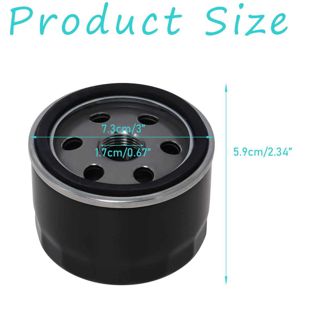 492932S Oil Filter for Briggs & Stratton 492932 491056 AM125424 GY20577 Kawasaki 49065-7007 Bad Boy 063-2004-00 Kohler 28-050-01-S LG492932S Lawn Mower with 691035 Fuel Filter