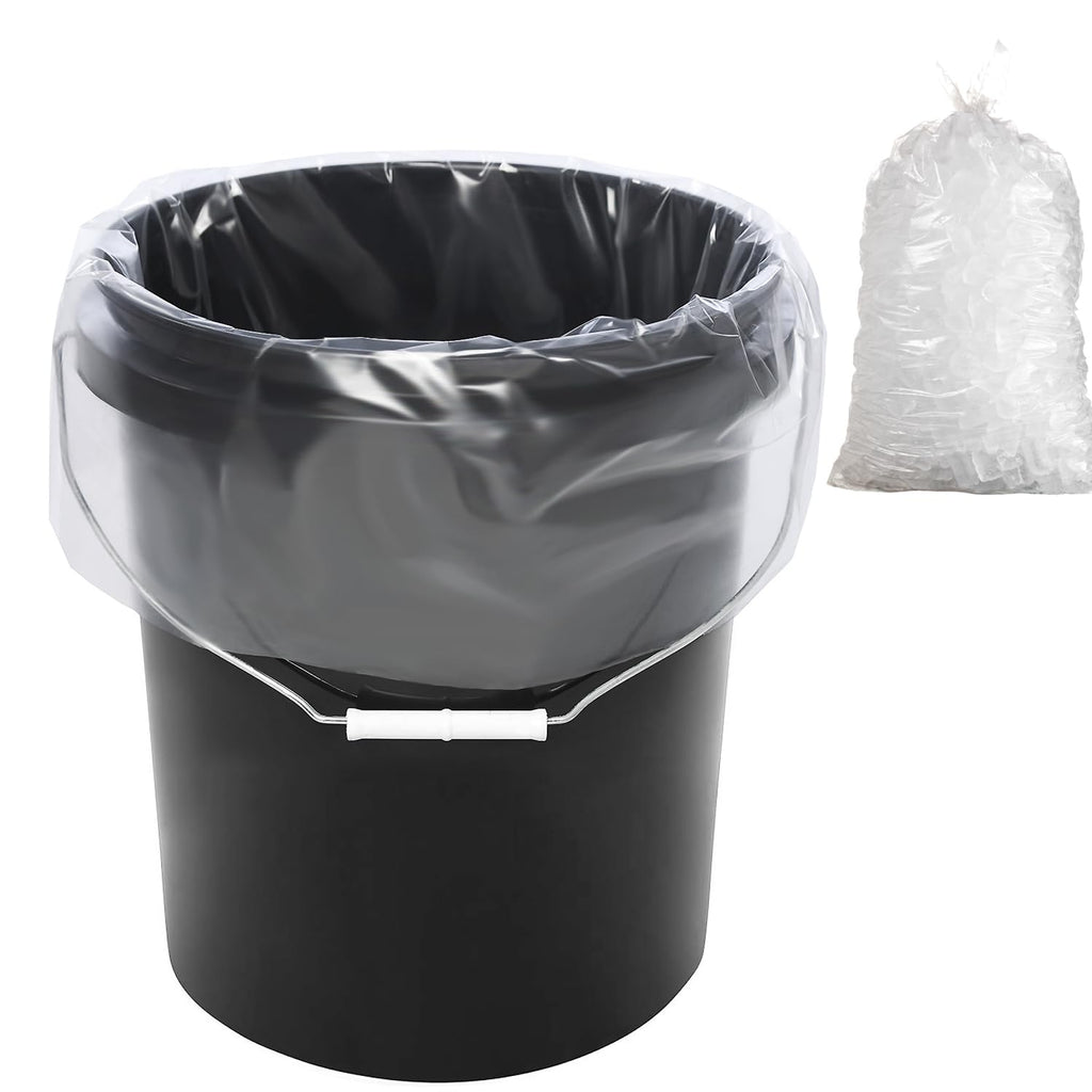 5 Gallon Bucket Liner Bags, Food grade bucket bags for Marinading and Brining, BPA Free, Extra Heavy Duty Leak Proof, Great for Food Storage, 4Mil, Pack of 12