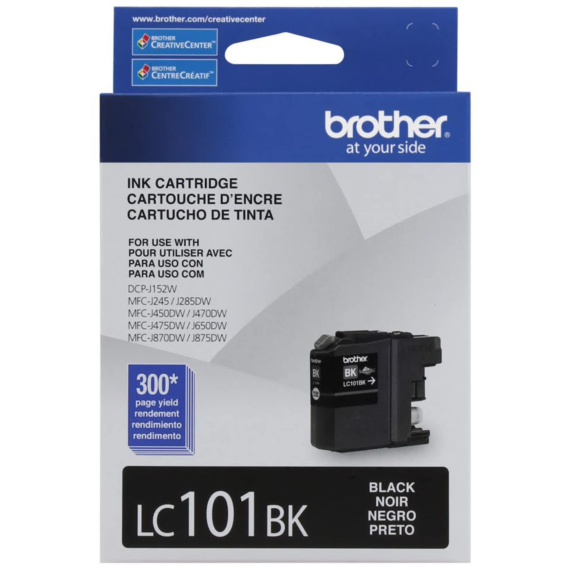 Lc101bk Black Ink Cartridge for Mfcj870dw 300 Page Yield