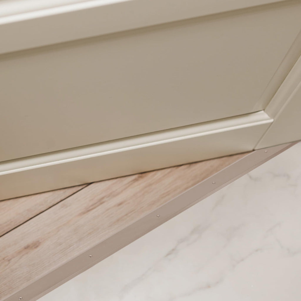 M-D Building Products 49010 Premium Aluminum Flat Top Threshold, 1-3/4 by 36-Inch, Satin Nickel
