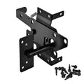 Self-Locking Gate Latch - Heavy Duty Automatic Gate Lock Gravity Door Latch Hardware for Wooden Fences & Posts PVC Fence Gates for Secure Pool, Outdoor Garden, Metal Gates Vinyl Fence