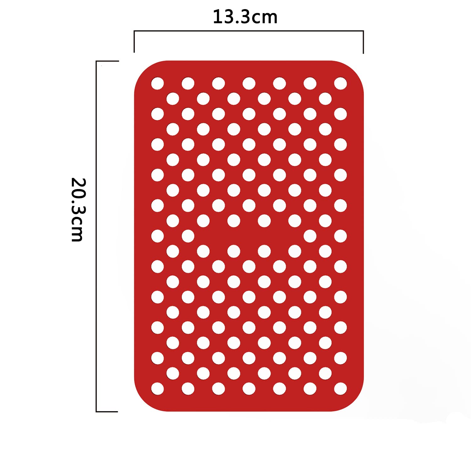 4 Pack Air Fryer Liners - Double Basket Silicone Mats for Dual Basket Air Fryers - Reusable Non-Stick Silicone Air Fryer Mats Replacement for Parchment Paper