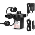 Electric Air Pump, AGPtEK Portable Quick-Fill Air Pump with 3 Nozzles, 4500 Pa 110V AC/12V DC, Perfect Inflator/Deflator Pumps for Outdoor Camping, Inflatable Cushions, Air Mattress Bed, Swimming Ring