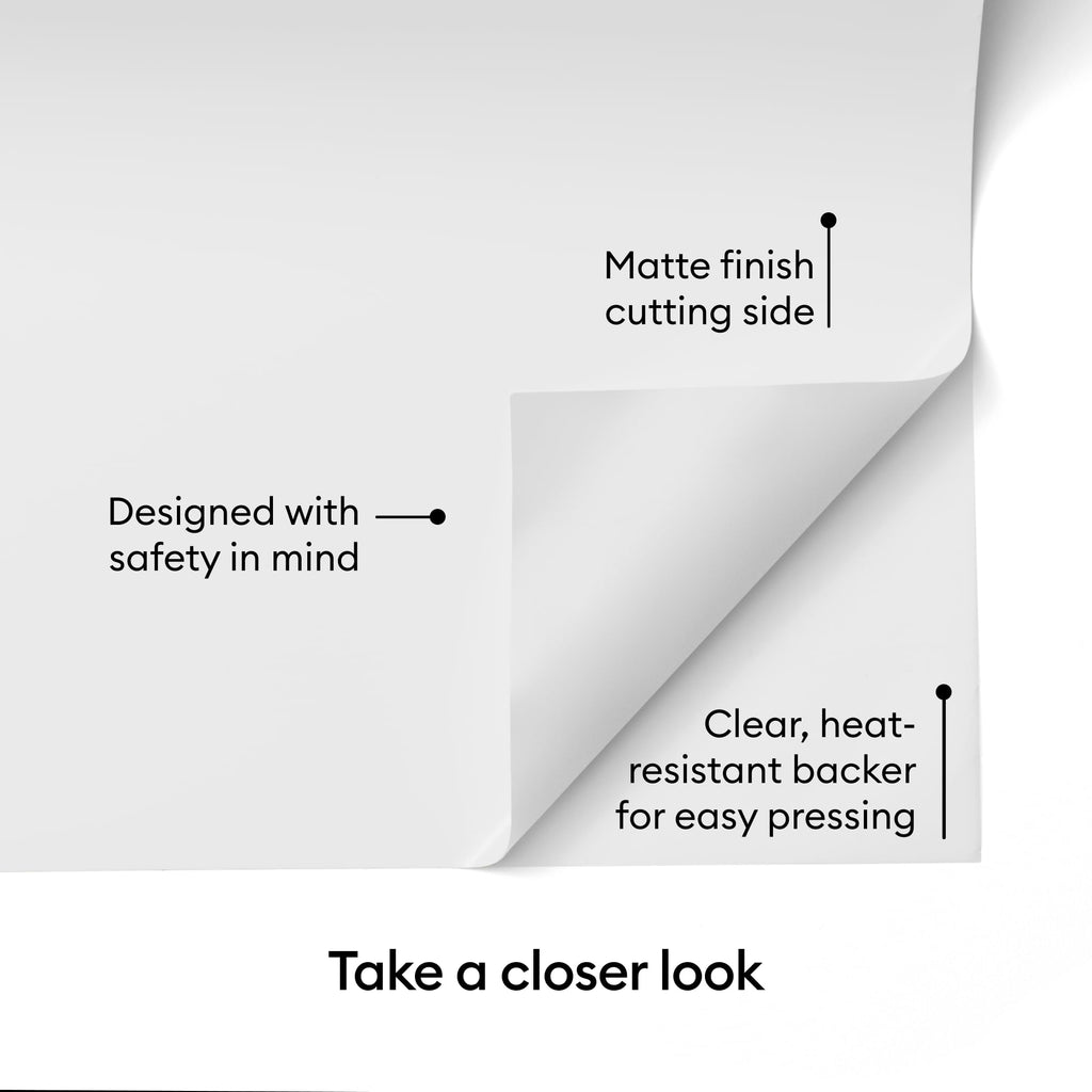 Cricut® Value Iron-On - White (12 in x 20 ft) - HTV Heat Transfer Vinyl