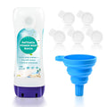 Refillable Bottle for Swiffer Power Mop, 720ML / 24 FL.OZ Reusable Solution Container, Leak-Resistant Lock, Use Any Liquid Cleaner