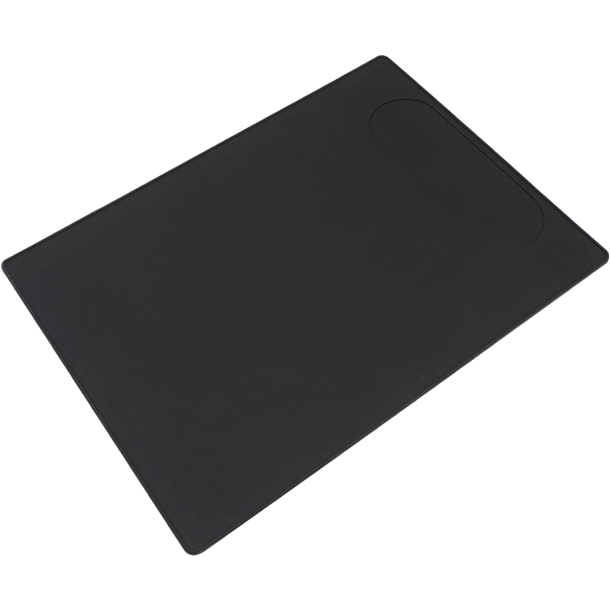 USEAMIE Coffee Maker Mat, Silicone Base Under Coffee Machine With Lip, Automatic and Semi-automatic Coffee Machines Espresso Accessory, Multifunctional Rubber Mat (13.8"x18.9")
