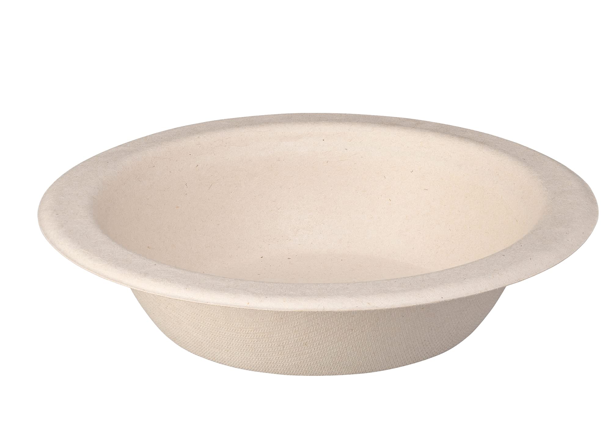 Gusto [16 oz. - 125 Pack] 100% Compostable Heavy-Duty Paper Soup Bowls, Eco-Friendly Disposable Sugarcane - Kraft - Formerly Comfy Package