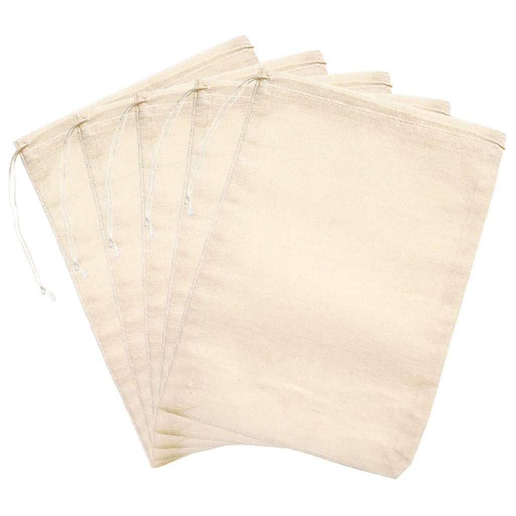 Tayfremn 100Pcs Cotton Drawstring Bags, Reusable Muslin Bag Natural Cotton Bags with Drawstring Produce Bags Bulk Gift Bag Jewelry Pouch for Party Wedding Home Storage(4 by 6 Inches)
